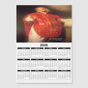 Kalender Saint Ignatius Loyola 2026 Magnetkarte