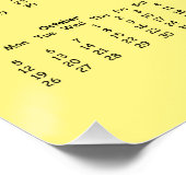 Kalender - Säle aus faserartigem Garn 2025 Poster (Ecke)