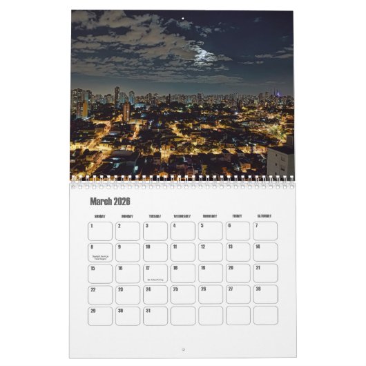 Kalender São Paulo-Brasilien (Mär 2026)