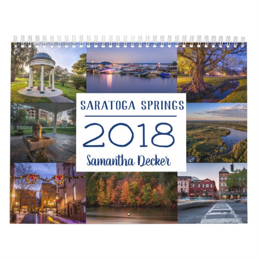 Kalender Saratoga Springs 2018 (Titelbild)