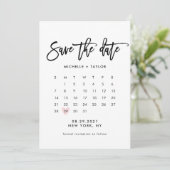 Kalender Save the Date Karte (Stehend Vorderseite)