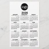 Kalender - Schwarz-weiße Grundvoraussetzung Briefpapier (Vorderseite)