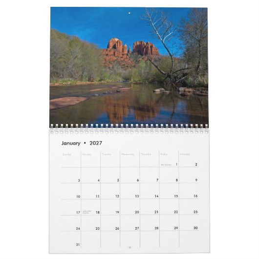 Kalender Sedona Schönheits-2014 (Jan 2027)