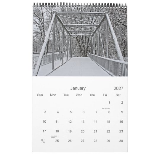 Kalender Seite Saucon Tales eins (Jan 2027)