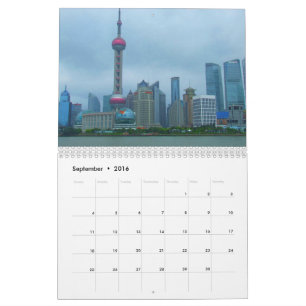 Kalender Shanghai-China-2016