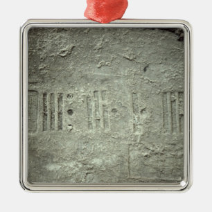 Kalender Silbernes Ornament