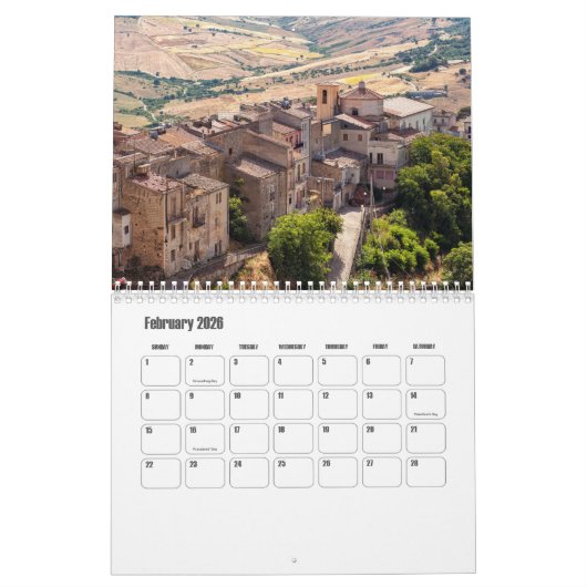 Kalender Sizilien-Italien (Feb 2026)