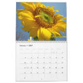 KALENDER Sonnenblume-Kalendersun-Blume (Jan 2027)
