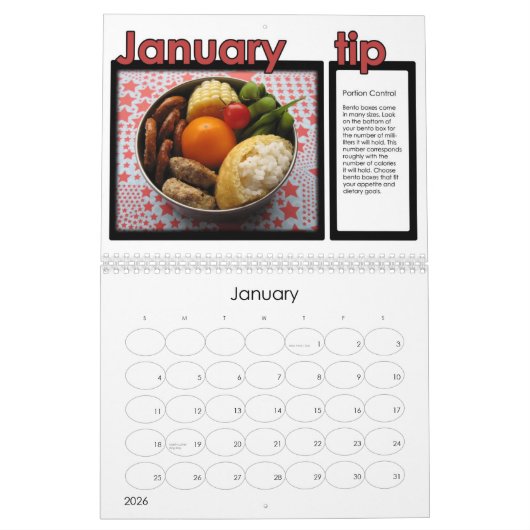 Kalender Sonomas Bento 2011 (Jan 2026)
