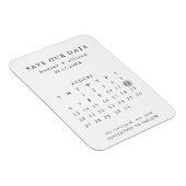Kalender speichern im Datumsfenster Magnet (Rechte Seite)