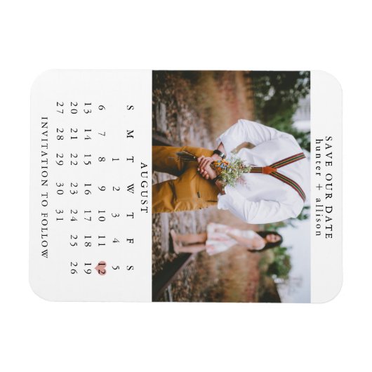 Kalender speichern im Datumsfenster Magnet (Horizontal)