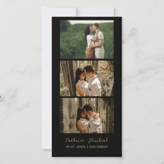 Kalender-Standrahmen für Hochzeitsskalender-Foto G Save The Date (Vorderseite)