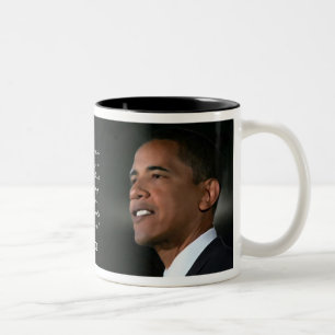 Kalender-Tasse Obama 2009 Zweifarbige Tasse