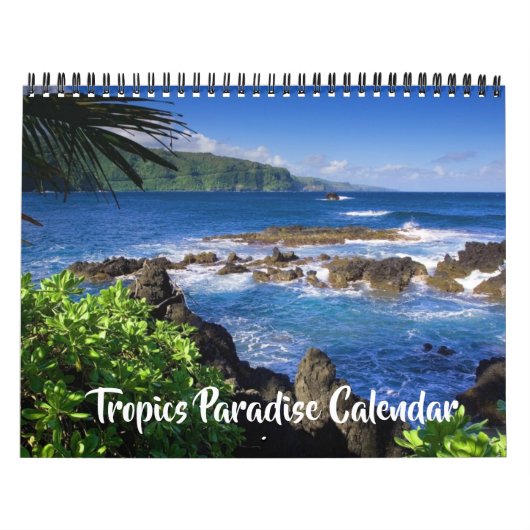 Kalender Tropenparadies mittlerer Größe (Titelbild)
