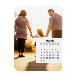 Kalender überlagern März 2025 Magnet