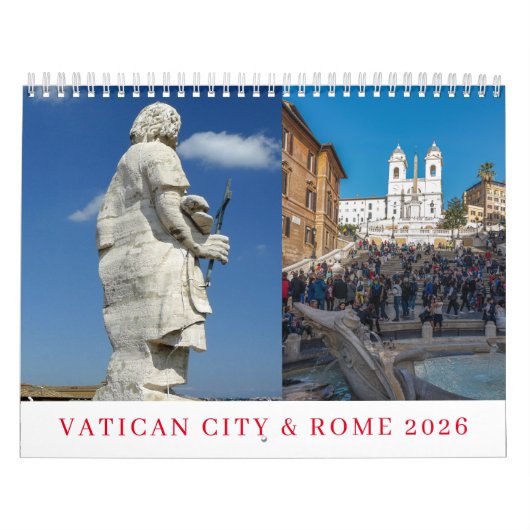 Kalender Vatikanstadt & Rom 2026 (Titelbild)