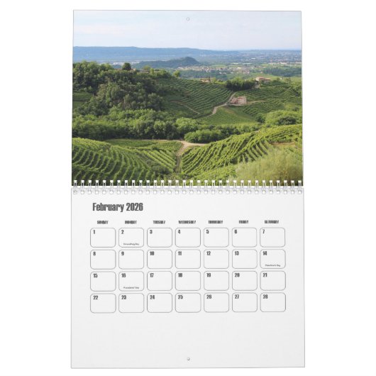 Kalender Venetien-Italien (Feb 2026)