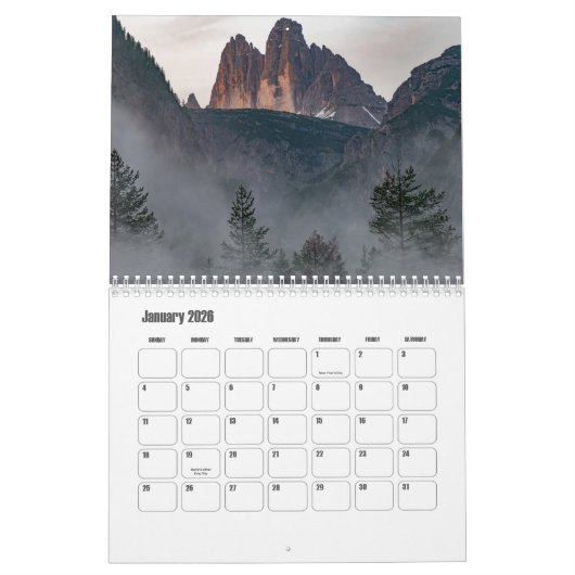 Kalender Venetien-Italien (Jan 2026)