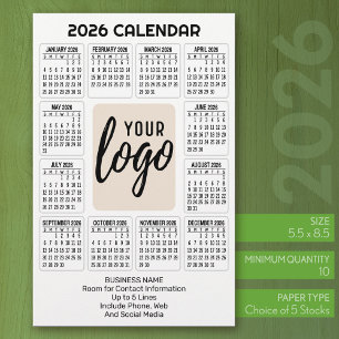 Kalender Vertikales Logo - Geschäftlicher Kontakt Briefpapier