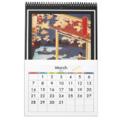 Kalender Vintag Japanisch Retro Postings (Mär 2027)