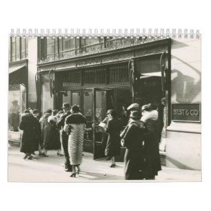 Kalender-Vintage Kalender