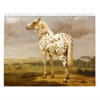 Kalender-Vintage Pferde Kalender