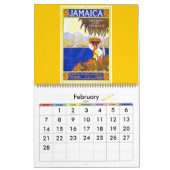 Kalender Vintage Reiseplakate (Feb 2027)