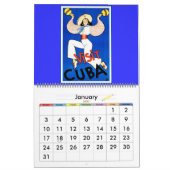 Kalender Vintage Reiseplakate (Jan 2027)