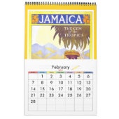 Kalender Vintage Reiseplakate Schlicht (Feb 2027)