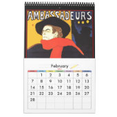 Kalender Vintage Retro-Bilder Postings 2 Schlicht (Feb 2027)
