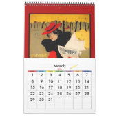 Kalender Vintage Retro-Bilder Schlichte Postings (Mär 2026)