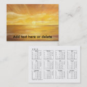 KALENDER Visitenkarte (Vorne/Hinten)