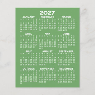 Kalender - Vollständiges Jahr Basic - Flachblatt P