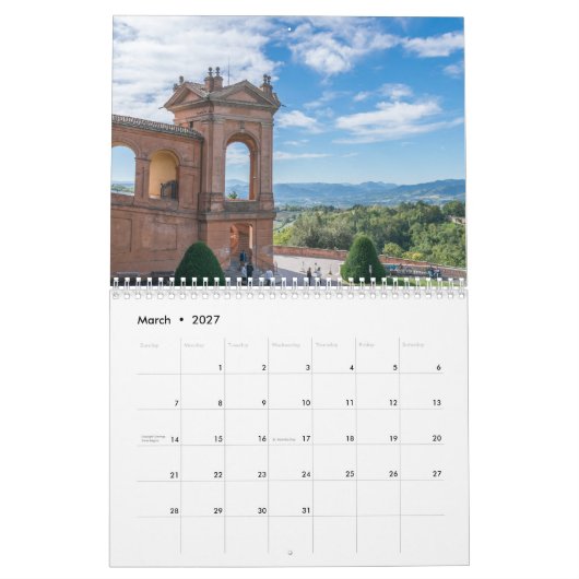 Kalender von Bologna 2026 (Mär 2027)