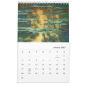 Kalender von Claude Monet (Jan 2027)
