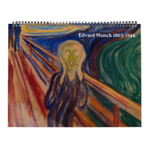 Kalender von Edvard Munch.