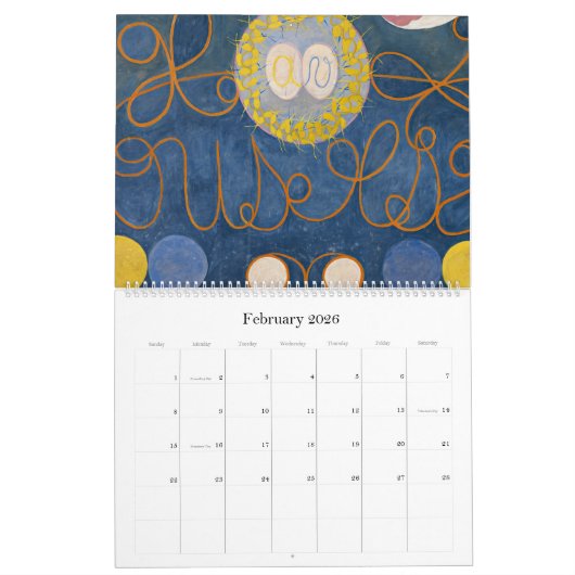 Kalender von Hilma af Klint (Feb 2026)