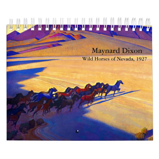 Kalender von Maynard Dixon (Titelbild)