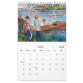 Kalender von Pierre-Auguste Renoir. (Mär 2026)