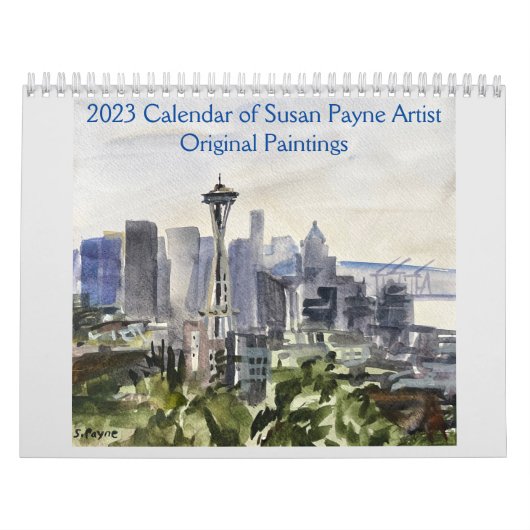 Kalender von Susan Payne Pacific Nordwest Art (Titelbild)