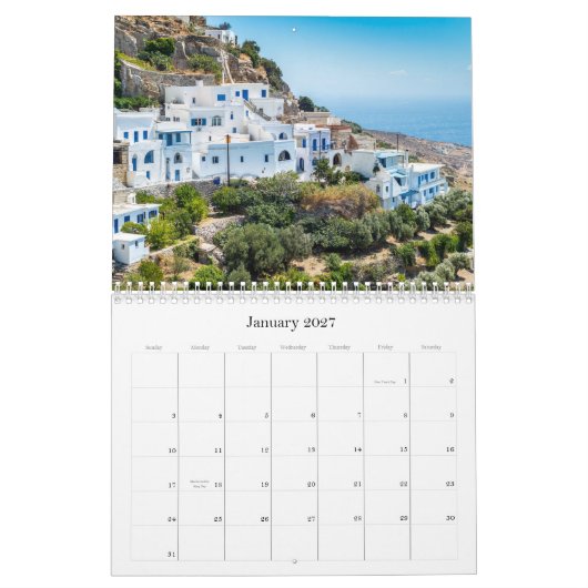 Kalender von Tinos (Jan 2027)