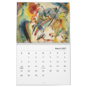 Kalender von Wassily Kandinsky (Mär 2027)