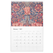 Kalender von William Morris (Feb 2027)