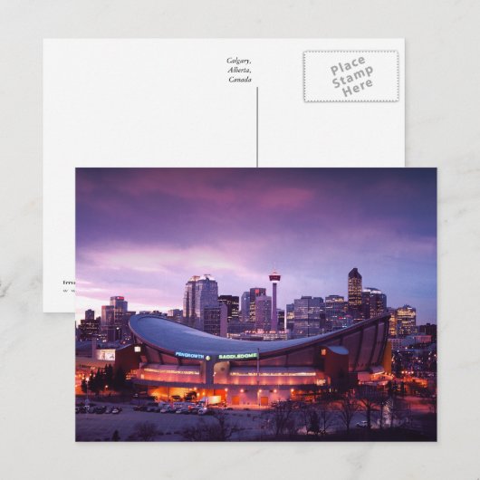 Kalender während der Sunset Postkarte (Vorne/Hinten)