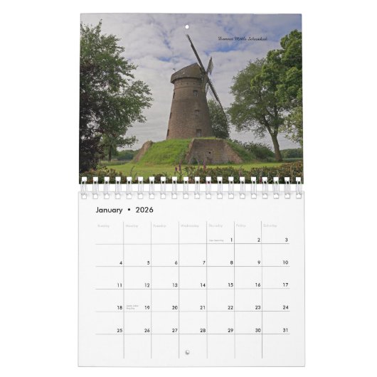 Kalender Wallholländer in Deutschland (Jan 2026)