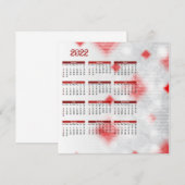 Kalender Weihnachtskarte (Vorne/Hinten)