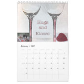 Kalender Wein & Trauben Stillleben Fotografie (Feb 2027)