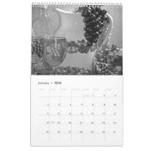 Kalender Wein & Trauben Stillleben Fotografie (Jan 2026)