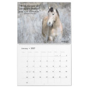 Kalender Wildpferde im Sandwaschbecken (Jan 2027)