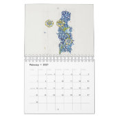 KALENDER: WILLIAM MORRIS DESIGNS  KALENDER (Feb 2027)